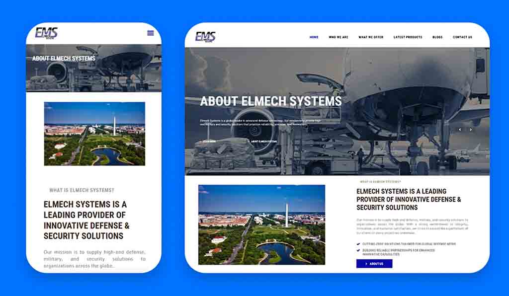 Elmech Systems Website