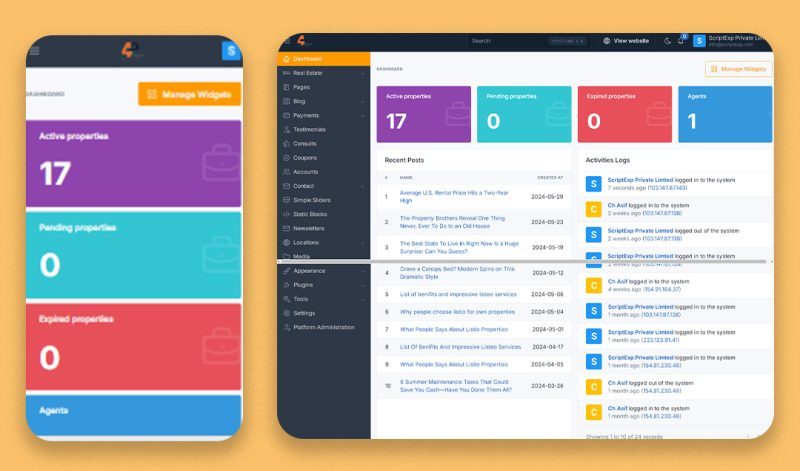 Real Estate Management System